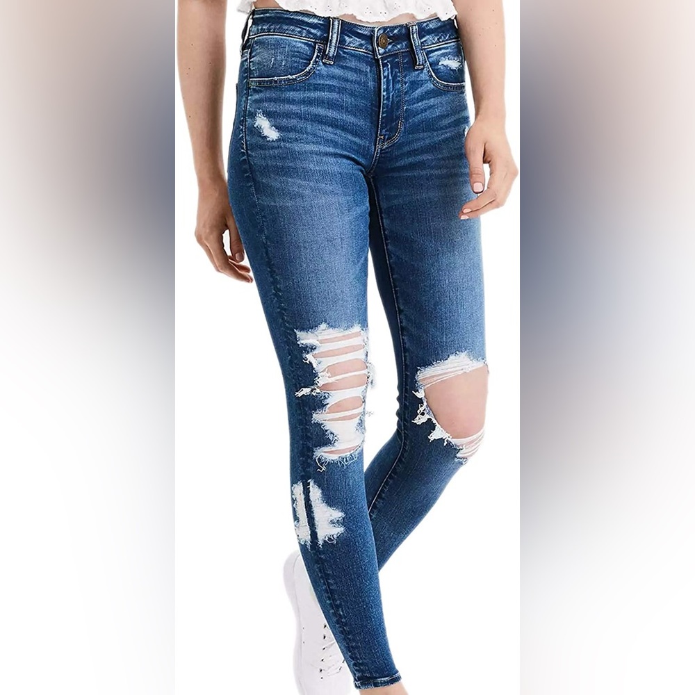 American Eagle Ripped Skinny Jeans